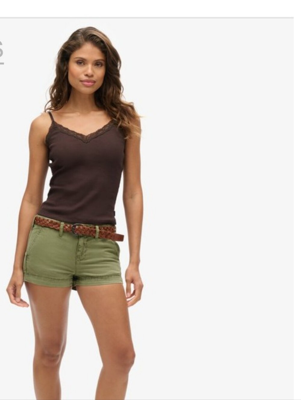 EUC Corpo Class Olive Green Chino Shorts Juniors Sz 7